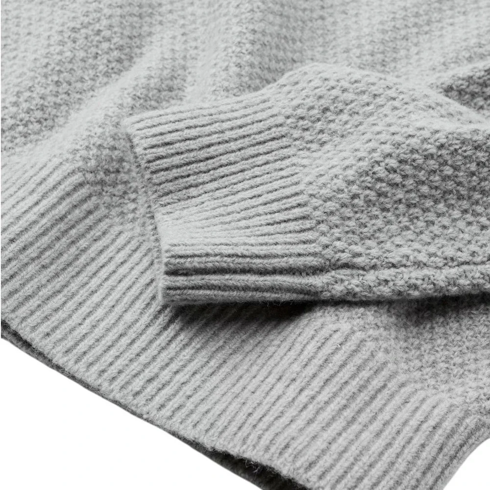 Wills Mens Light Gray Textured Crew Neck Long Sleeve‎ Sweater Size XL MSRP $188